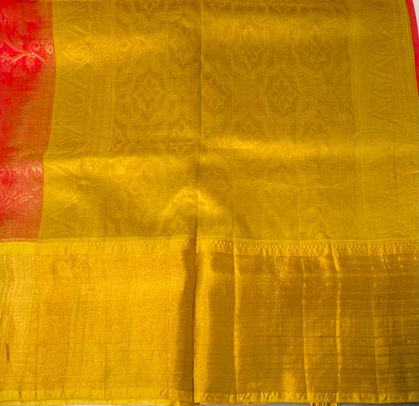 GAJURI PINK PURE SILK COTTON