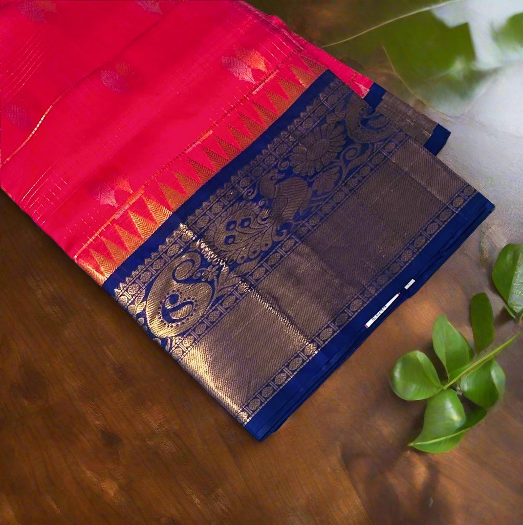 PINK PURE SILK COTTON