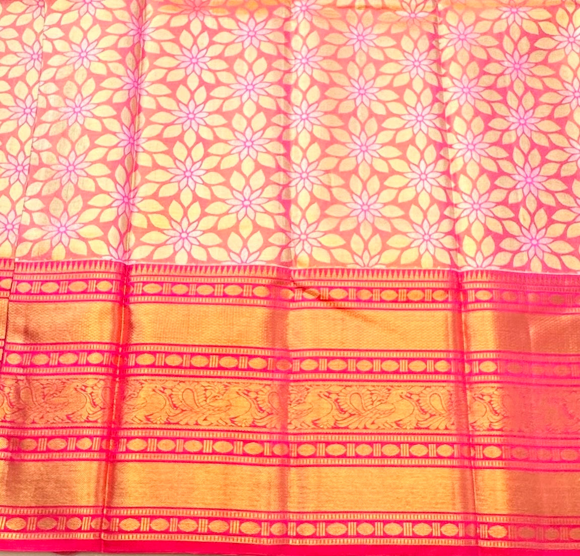 ROSE GOLD KANJIVARAM PURE SILK PREMIUM