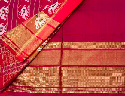SEA GREEN POCHAMPALLY SILK