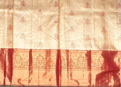 GOLD TISSUE KANJIVARAM SILK SAREE