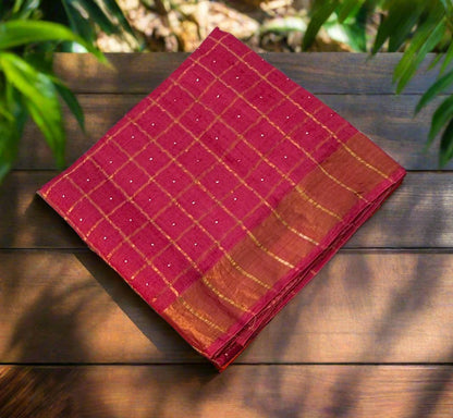 TOMATO RED PURE TUSSER DESIGNER