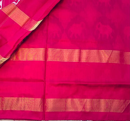 GREEEN POCHAMPALLY SILK