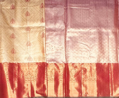 GOLD TISSUE KANJIVARAM SILK SAREE