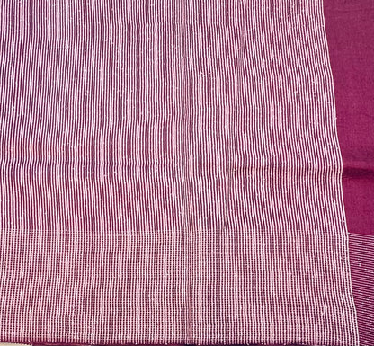 MAGENTA PINK DESIGNER PURE TUSSER SAREE