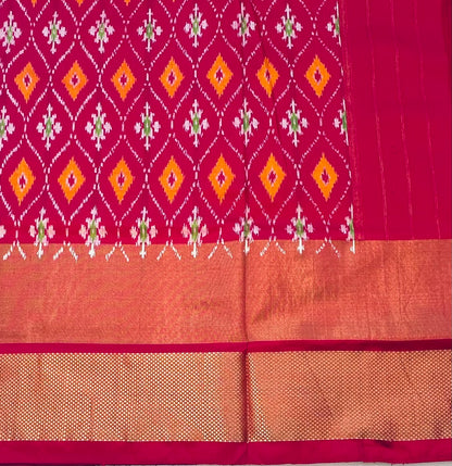 GREY POCHAMPALLY SILK