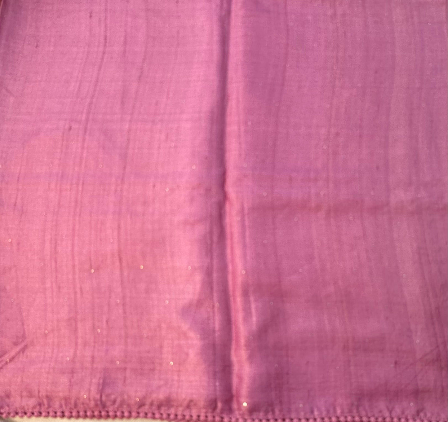 MAUVE PINK  PURE TUSSER DESIGNER