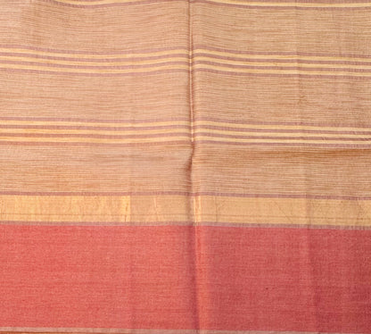 BROWN DESIGNER PURETUSSER SAREE