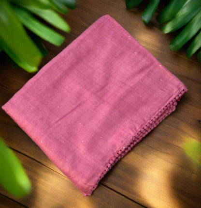 BABY PINK PURE TUSSER DESIGNER