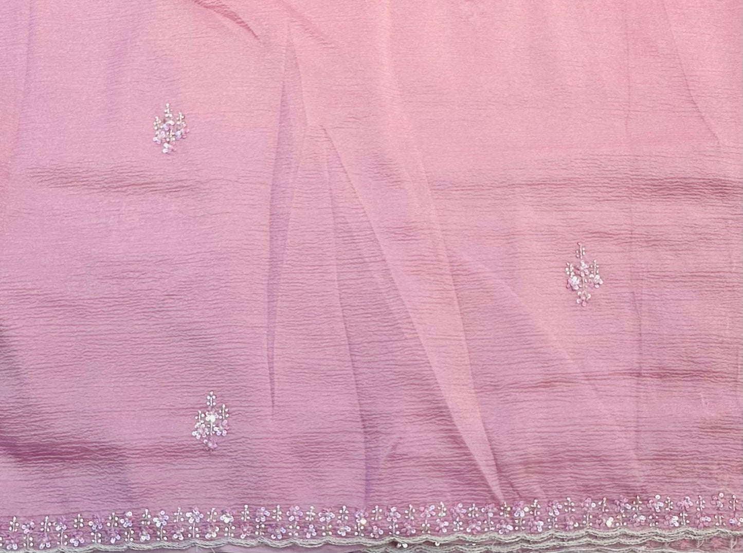 LAVENDER DESIGNER WORK SAREE PREMIUM