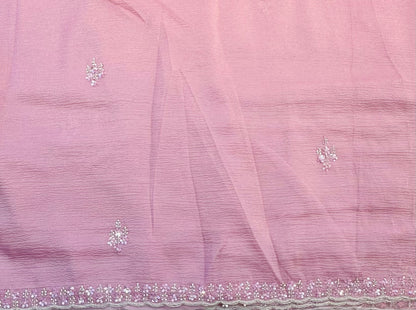 LAVENDER DESIGNER WORK SAREE PREMIUM