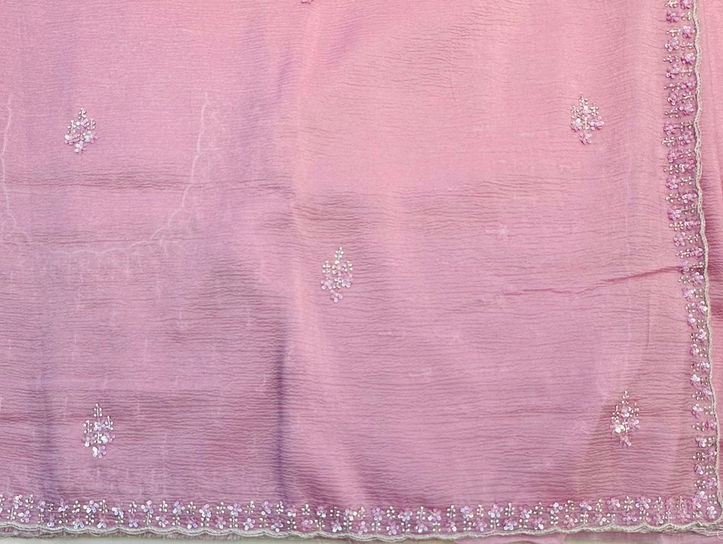 LAVENDER DESIGNER WORK SAREE PREMIUM
