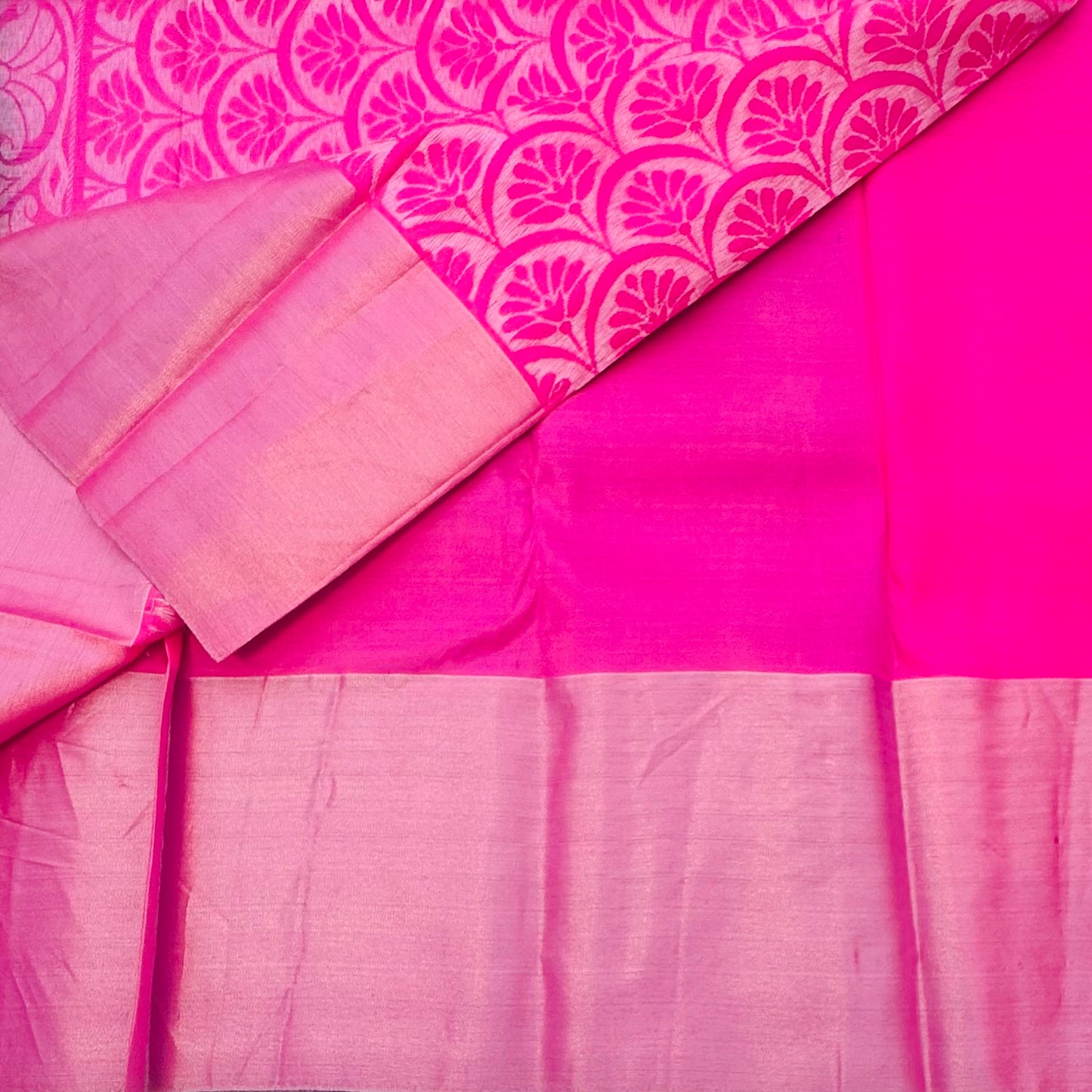 NAVY BLUE KANJIVARAM LIGHT WEIGHT