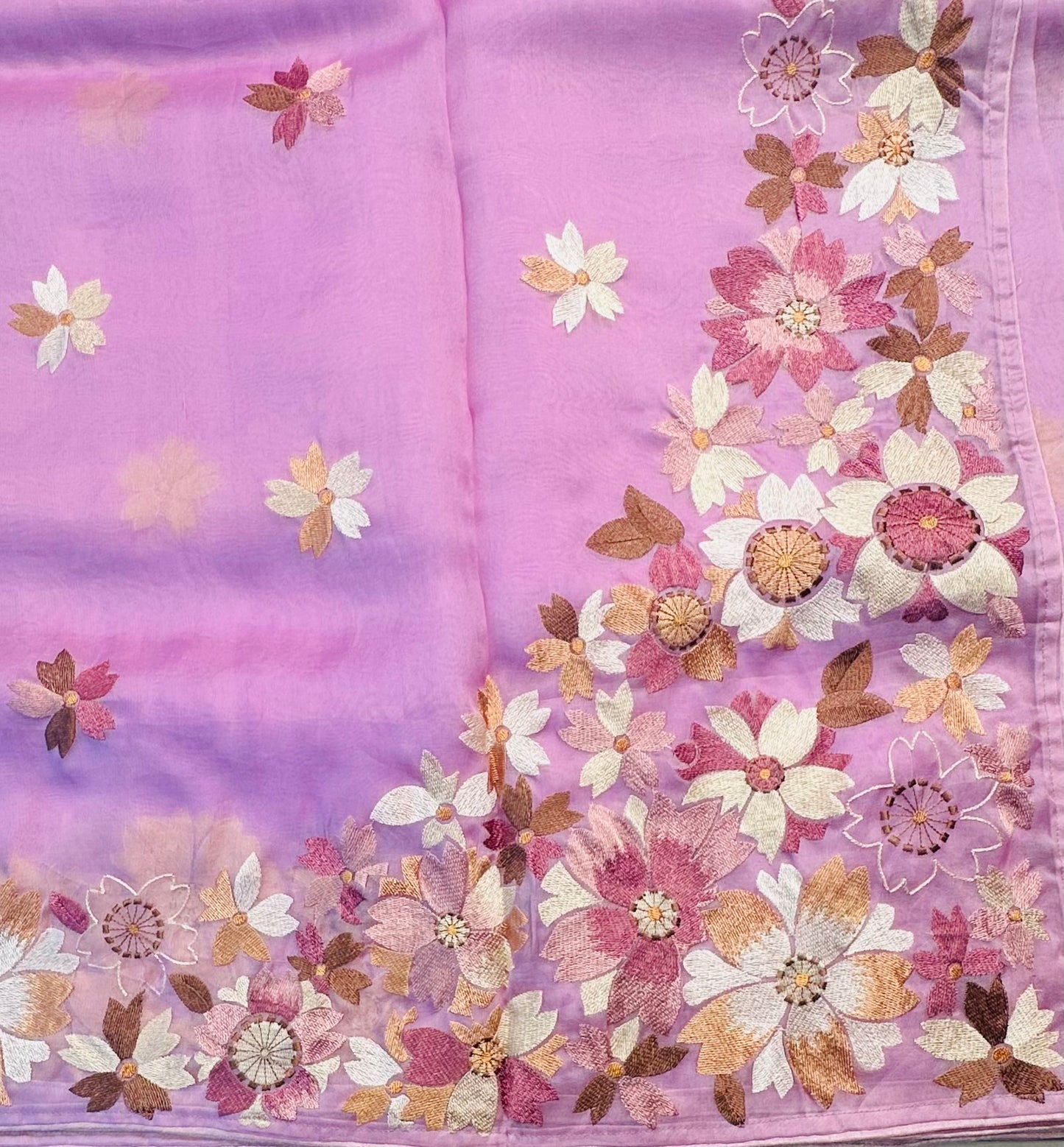 LAVENDER PURE ORGANZA SAREE