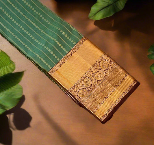 GREEN KANJIVARAM SAREE