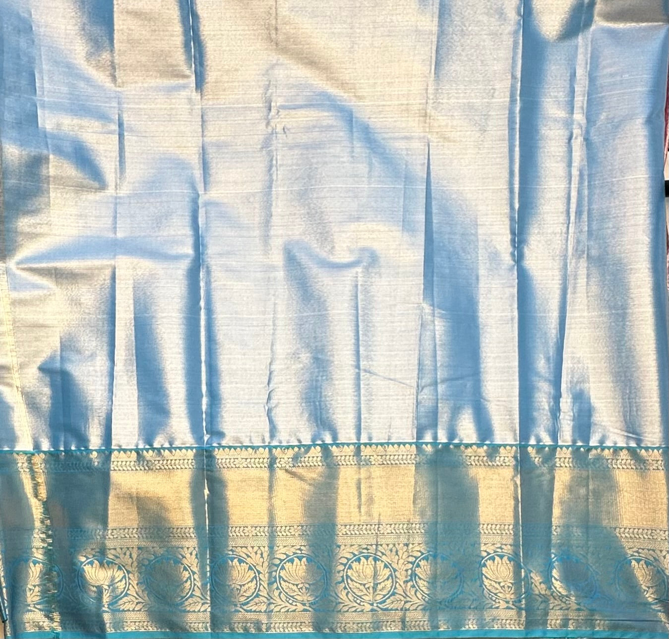 PINK TISSUE KANJIVARAM SILK SAREE