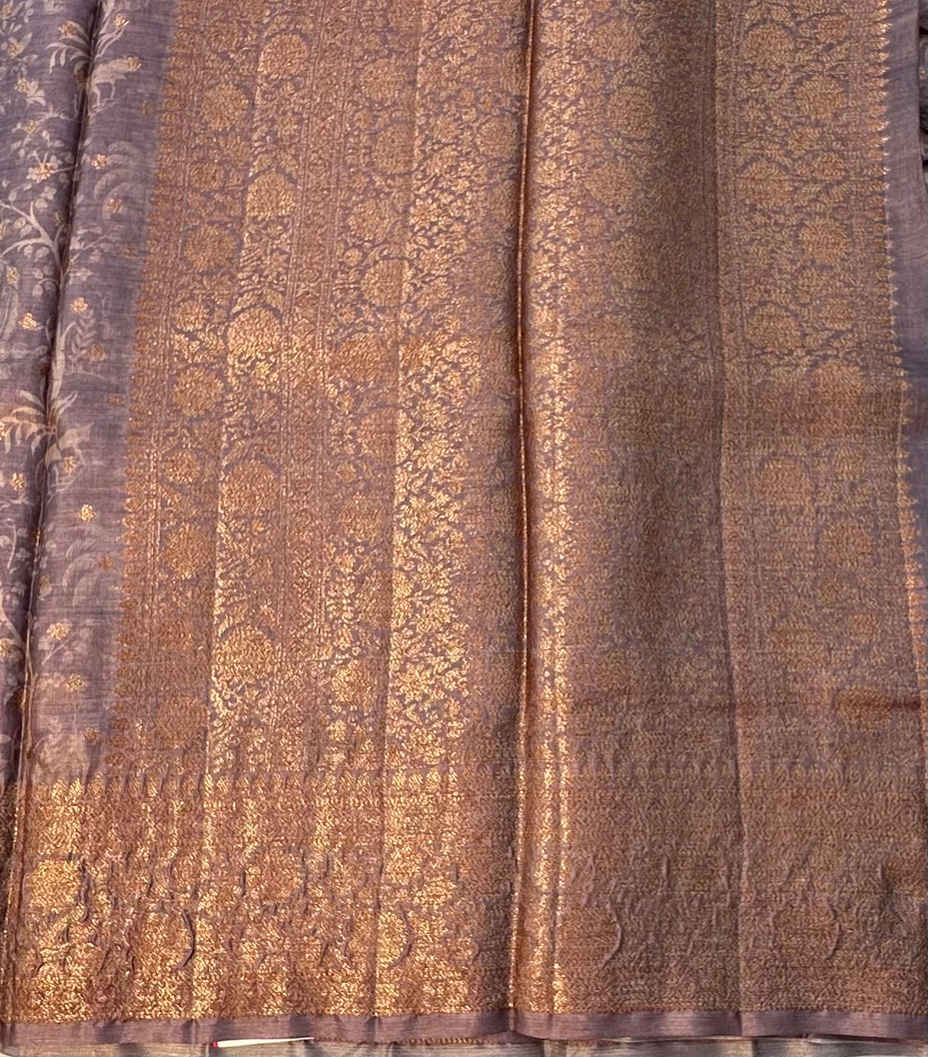 BROWN PURE TUSSER DESIGNER