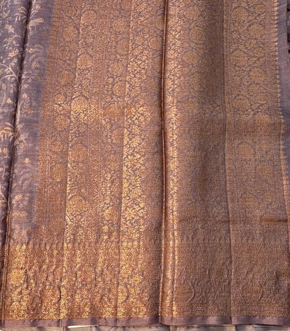 BROWN PURE TUSSER DESIGNER