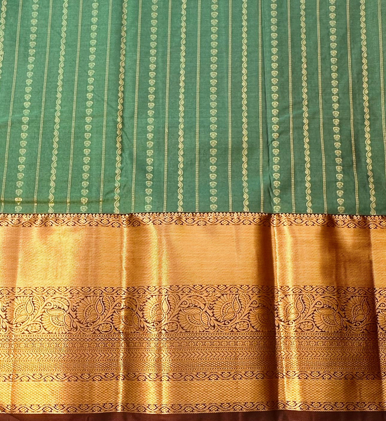 GREEN KANJIVARAM SAREE