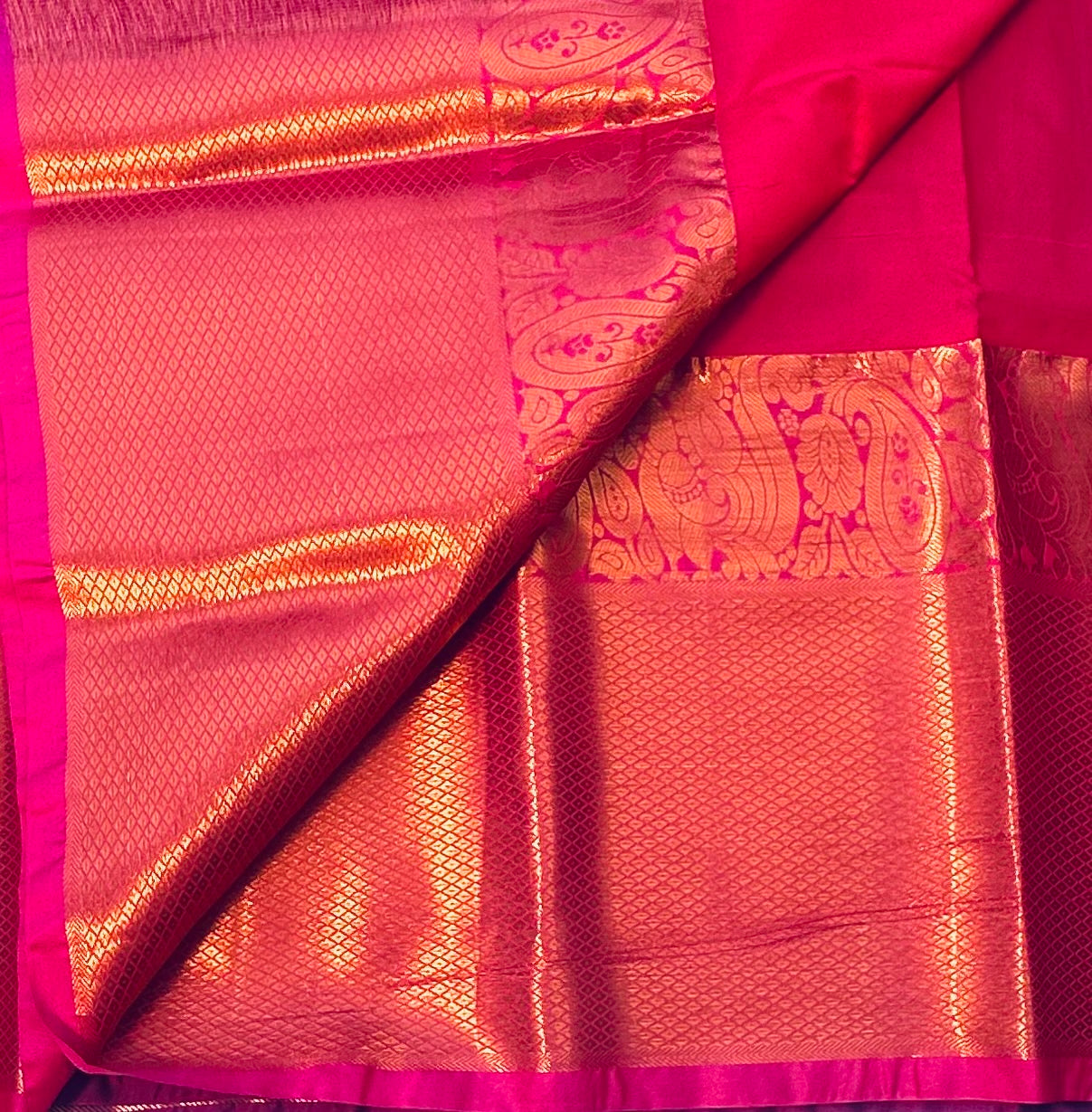 BLUE KANJIVARAM SILK SAREE