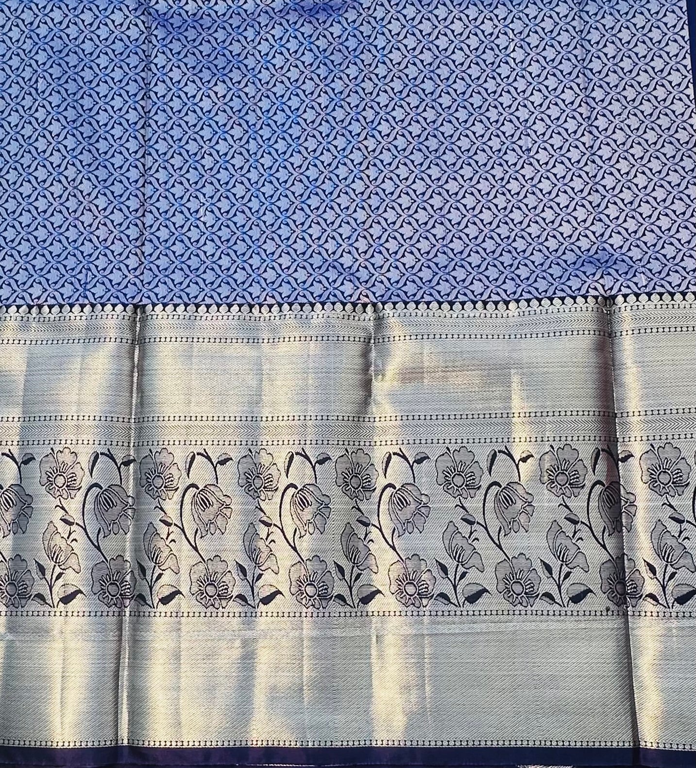 MEHENDI KANJIVARAM SAREE