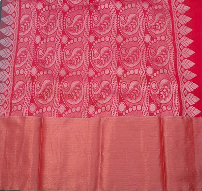 METALLIC BLUE KANJIVARAM LIGHT WEIGHT