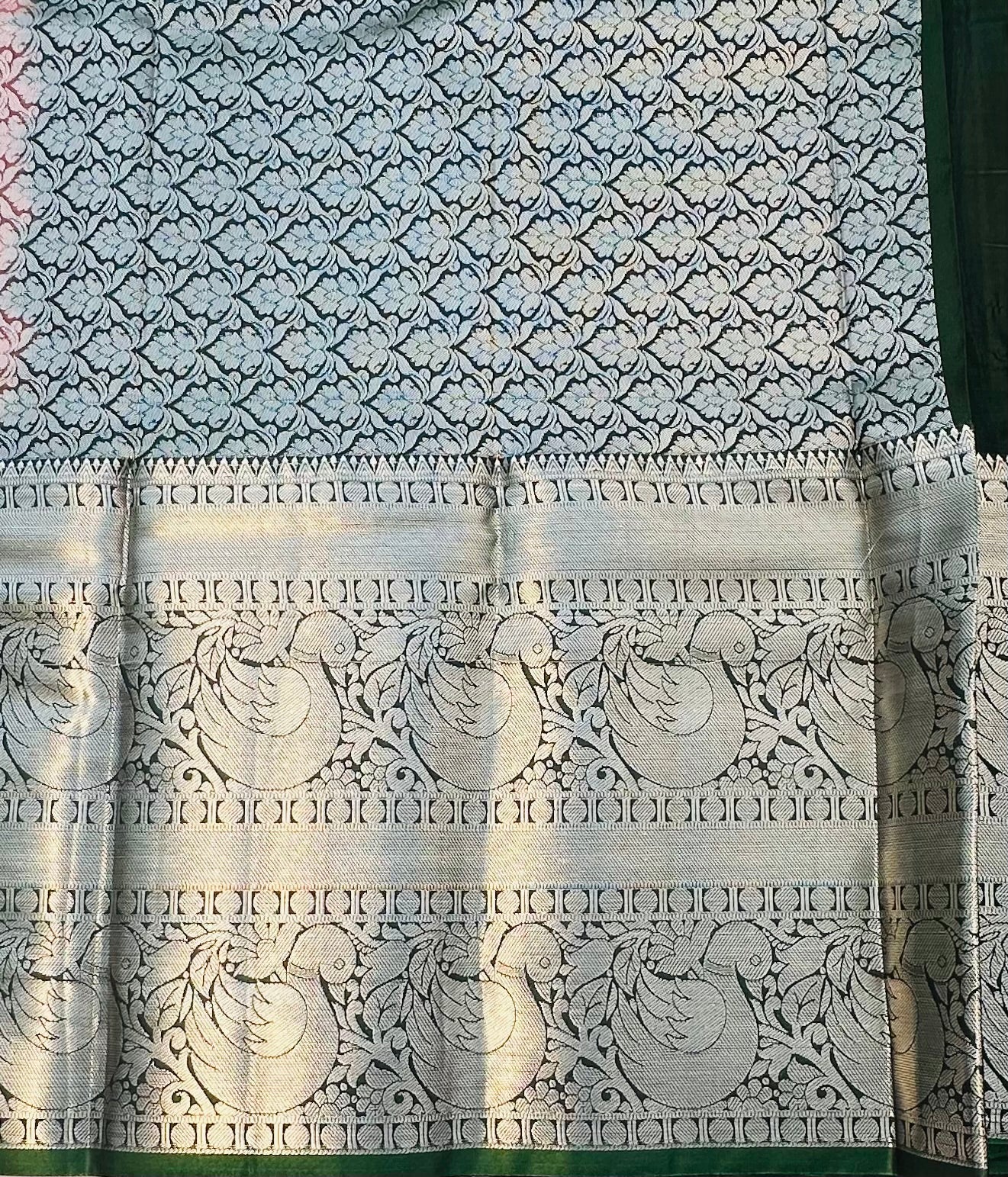 BROWN KANJIVARAM SAREE