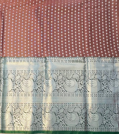 BROWN KANJIVARAM SAREE