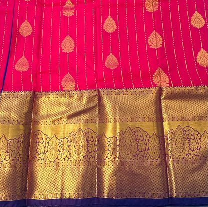 PINK KANJIVARAM SAREE