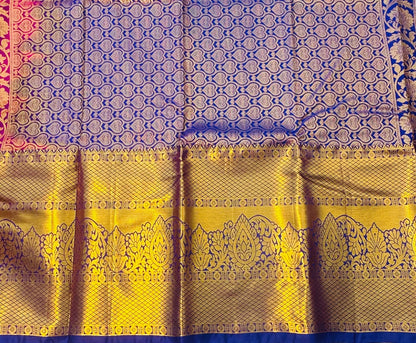 PINK KANJIVARAM SAREE