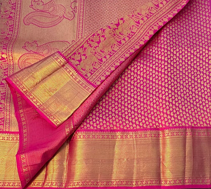 GREEN BANARAS PURE KORA SAREE