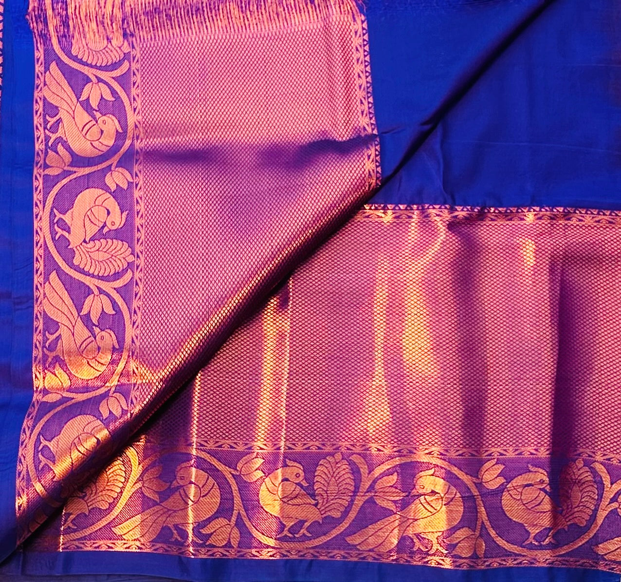 BROWN KANJIVARAM SILK SAREE