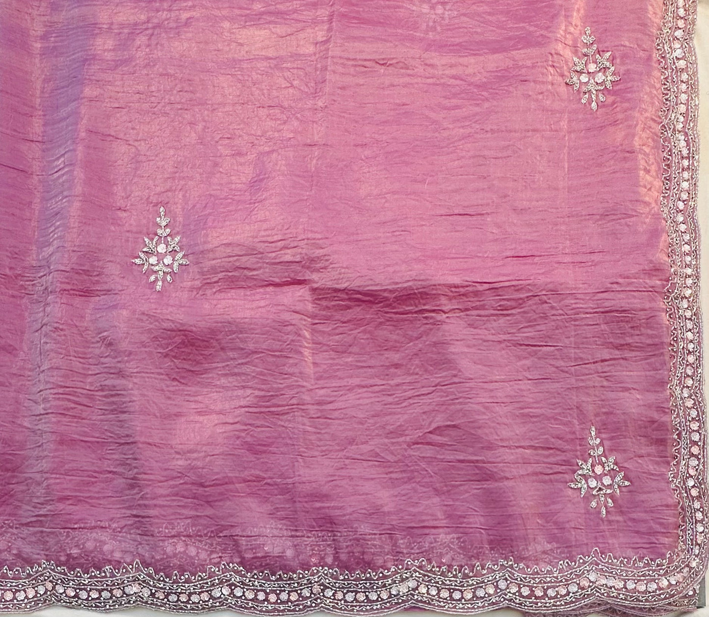 LAVENDER   DESIGNER WORK SAREE PREMIUM