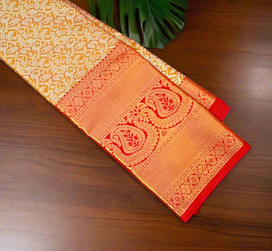 GOLD KANJIVARAM SAREE