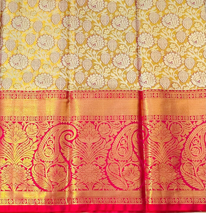 COPPER KANJIVARAM SAREE