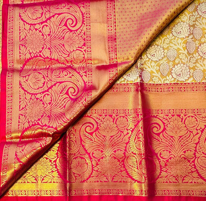 COPPER KANJIVARAM SAREE