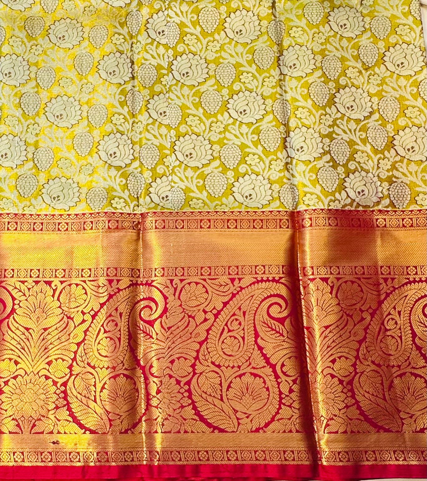 BROWN TISSUE KANJIVARAM SAREE