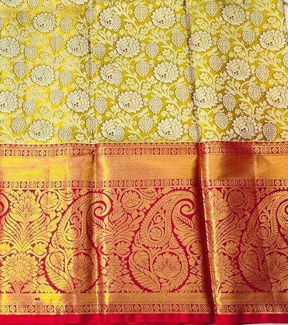 BROWN TISSUE KANJIVARAM SAREE