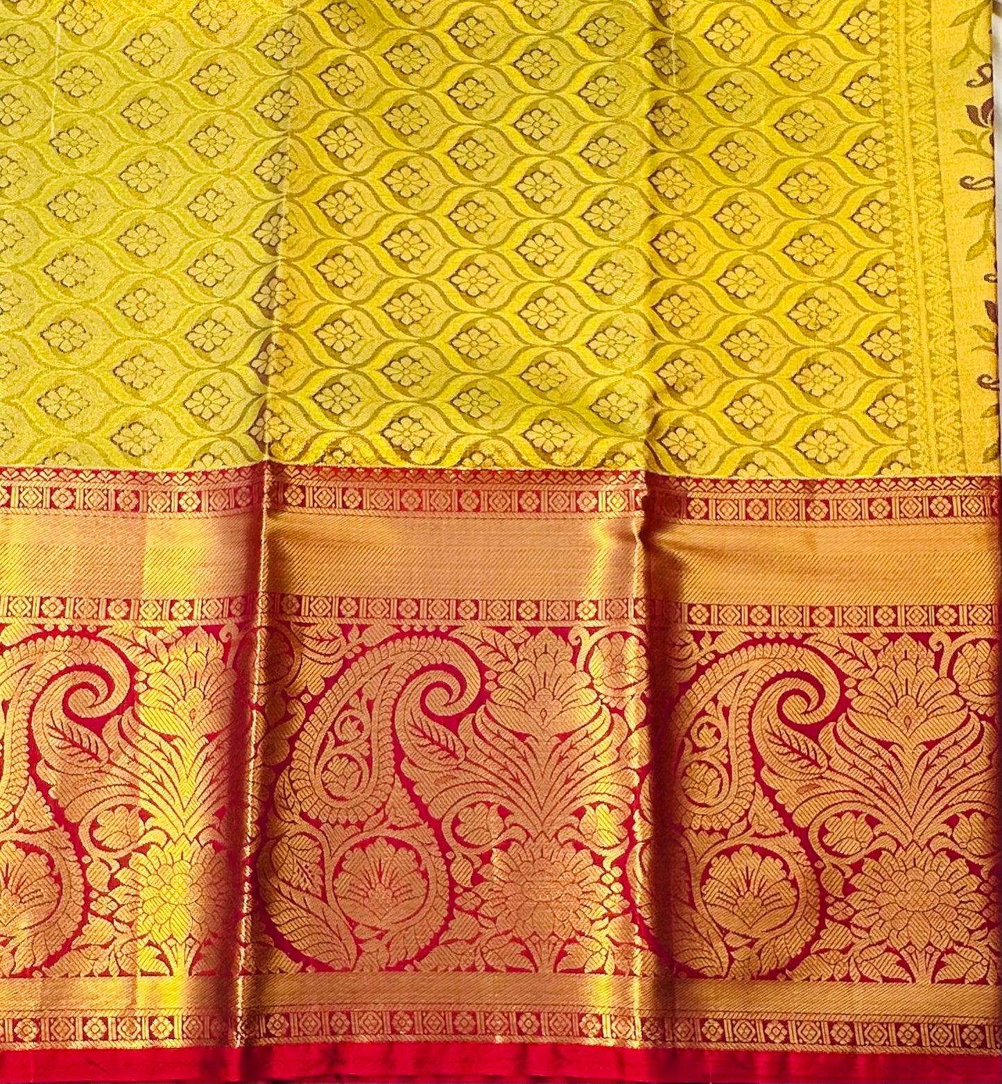 BROWN TISSUE KANJIVARAM SAREE