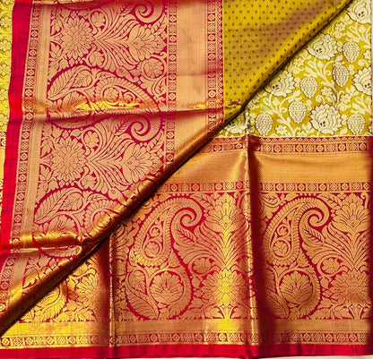 BROWN TISSUE KANJIVARAM SAREE