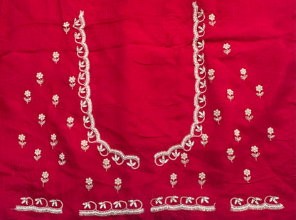 BABY PINK DESIGNER WORK SAREE PREMIUM