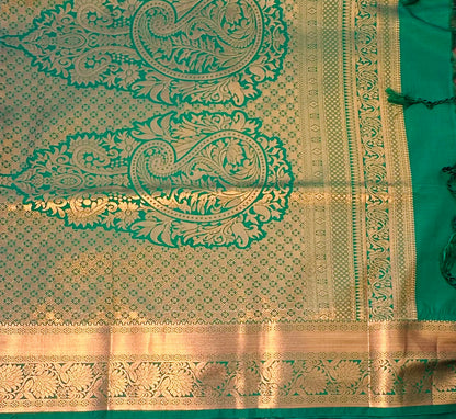 ONION PINK KANJIVARAM SILK  SAREE