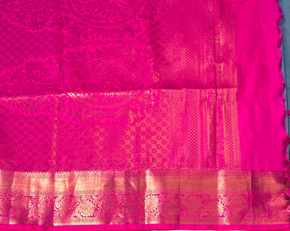 GREY KANJIVARAM SILK SAREE