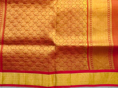 YELLOW  PURE VENKATAGIRI SILK SAREE