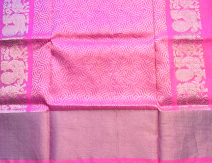 NAVY BLUE  PURE VENKATAGIRI SILK SAREE