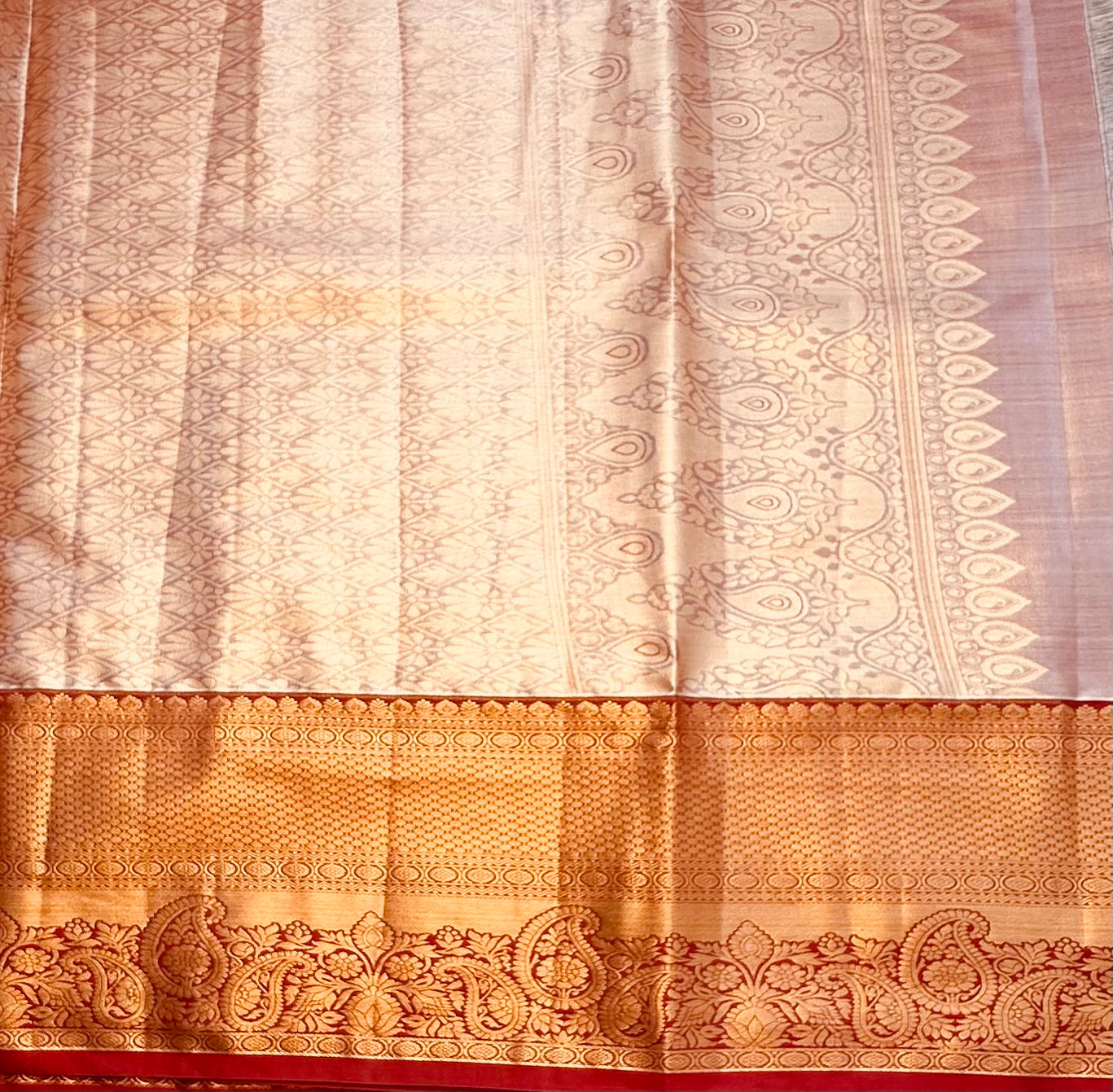 GREEN TISSUE KANJIVARAM SILK SAREE