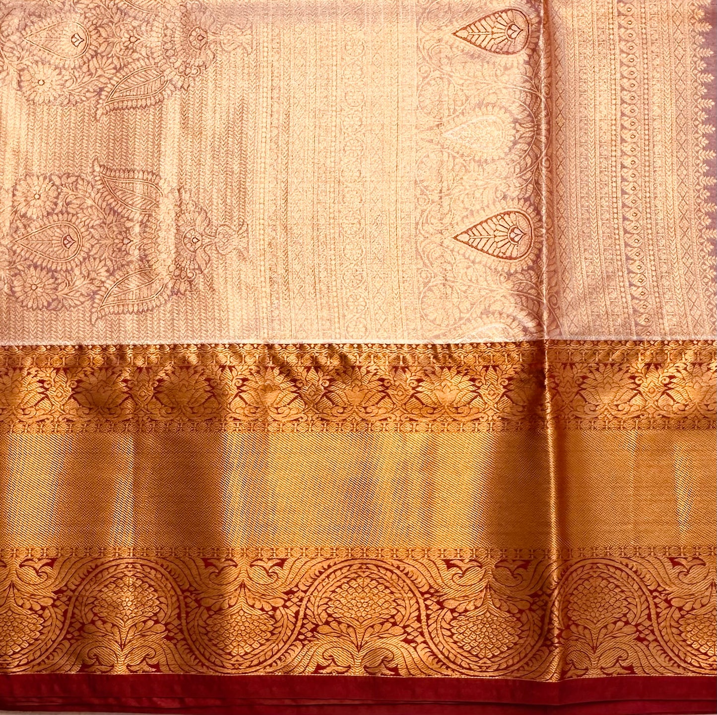RAMAGREEN TISSUE KANJIVARAM SILK SAREE