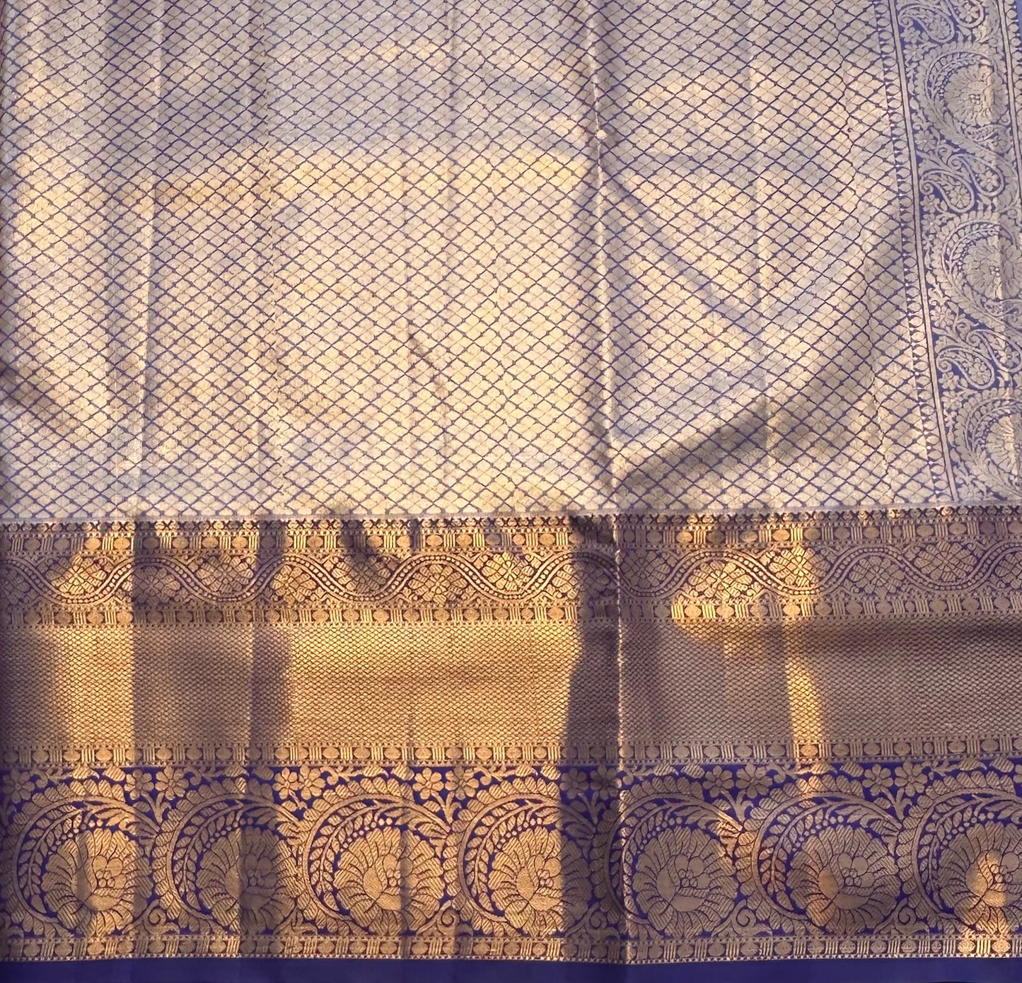 YELLOW TISSUE KANJIVARAM SILK SAREE