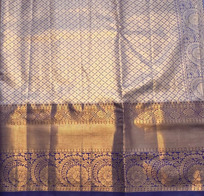 YELLOW TISSUE KANJIVARAM SILK SAREE