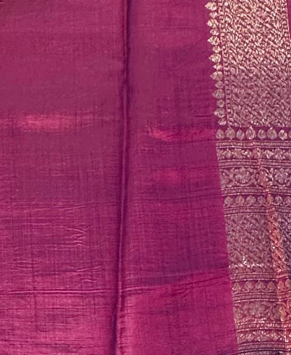 MEHENDI  PURE CHINIYA SILK SAREE